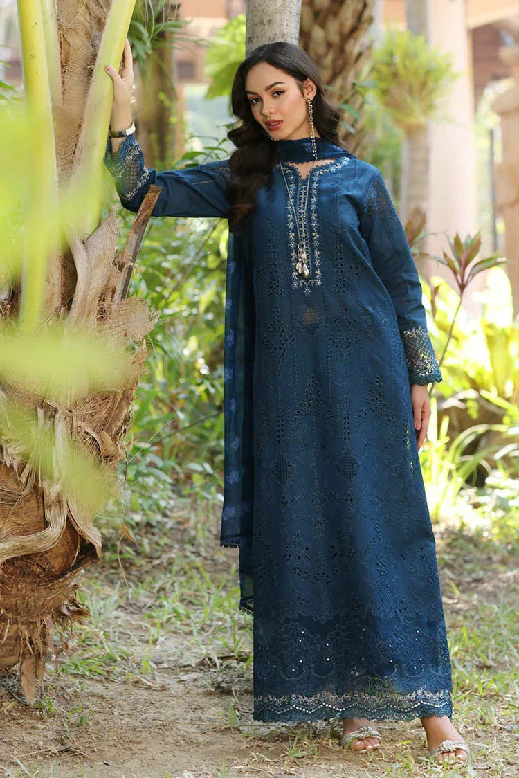 Picture of Noor by Saadia Asad - Noor Eid Luxury Handwork Laserkari - Design 7B - Unstitched - Available at Raja Sahib