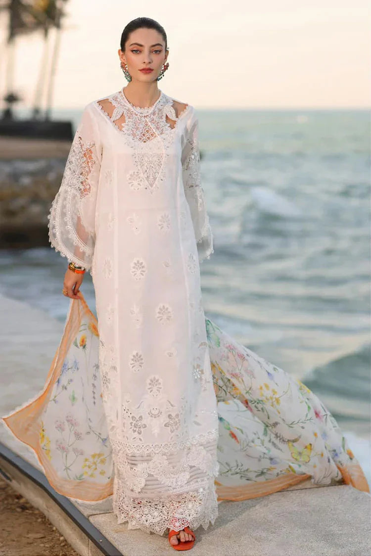 Picture of Noor by Saadia Asad - Noor Eid Luxury Handwork Laserkari - Design 9B - Unstitched - Available at Raja Sahib