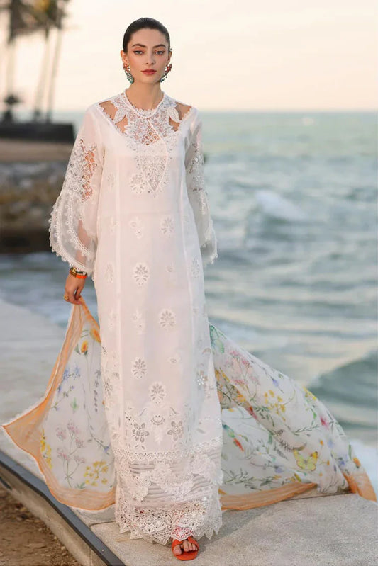 Picture of Noor by Saadia Asad - Noor Eid Luxury Handwork Laserkari - Design 9B - Unstitched - Available at Raja Sahib