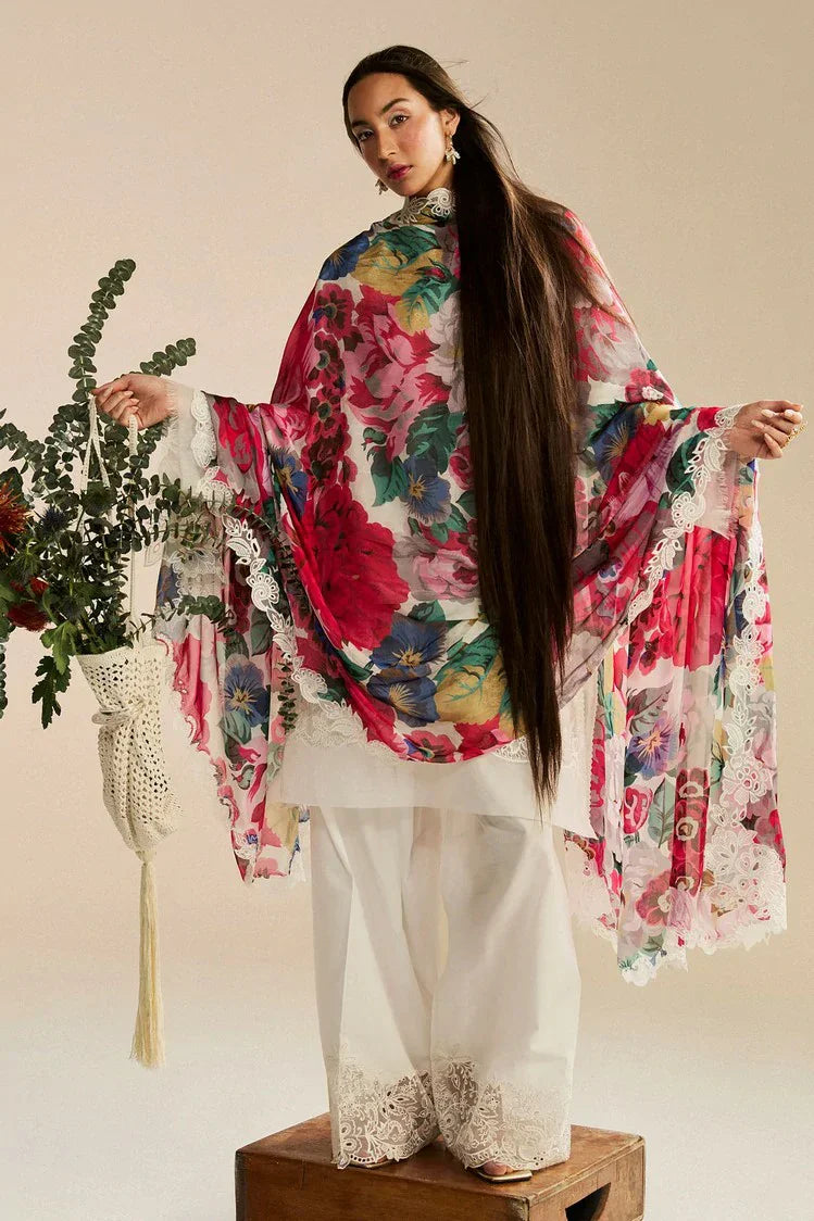 Picture of Zara Shahjahan - Satori Embroidered Lawn Collection - Kaori-1A - Unstitched - Available at Raja Sahib