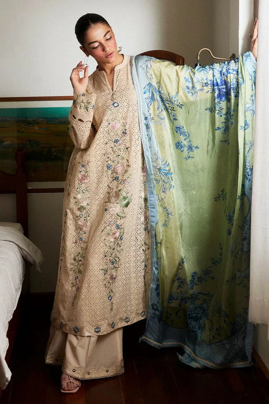 Picture of Zara Shahjahan - Satori Embroidered Lawn Collection - Asa-5A - Unstitched - Available at Raja Sahib