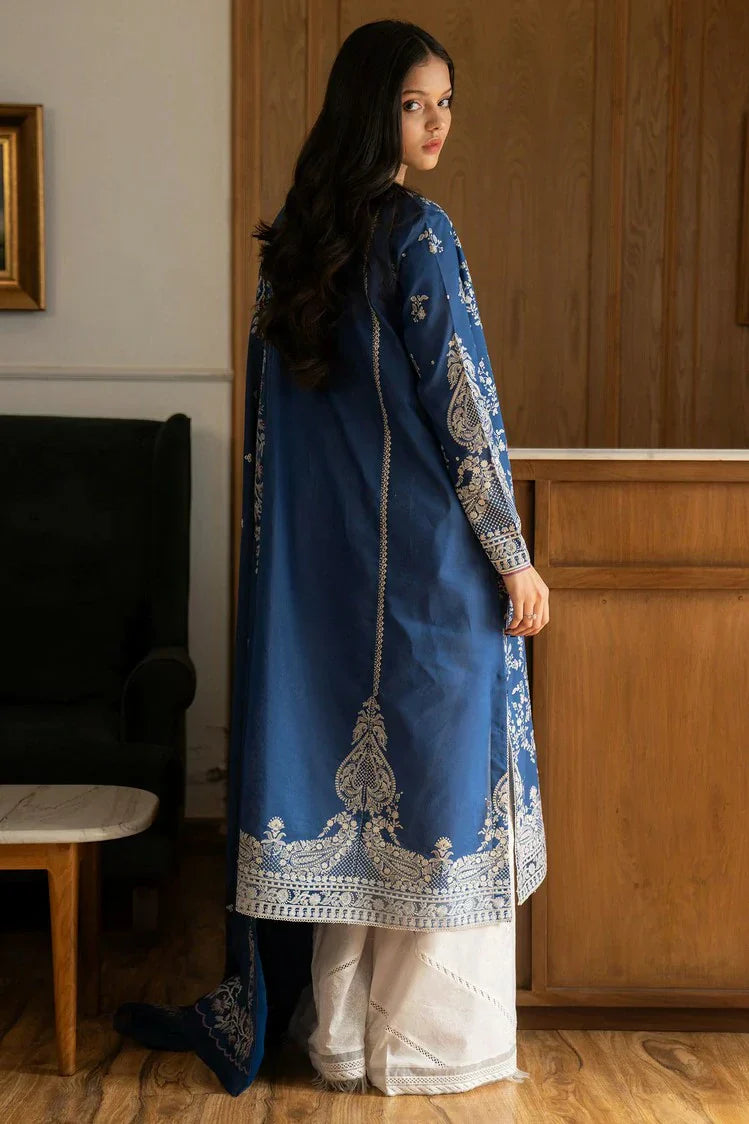 Picture of Zara Shahjahan - Satori Embroidered Lawn Collection - Mei-8B - Unstitched - Available at Raja Sahib
