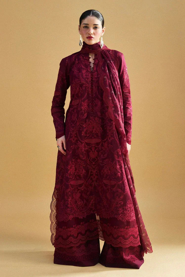 Picture of Zara Shahjahan - Satori Embroidered Lawn Collection - Sei-9A - Unstitched - Available at Raja Sahib