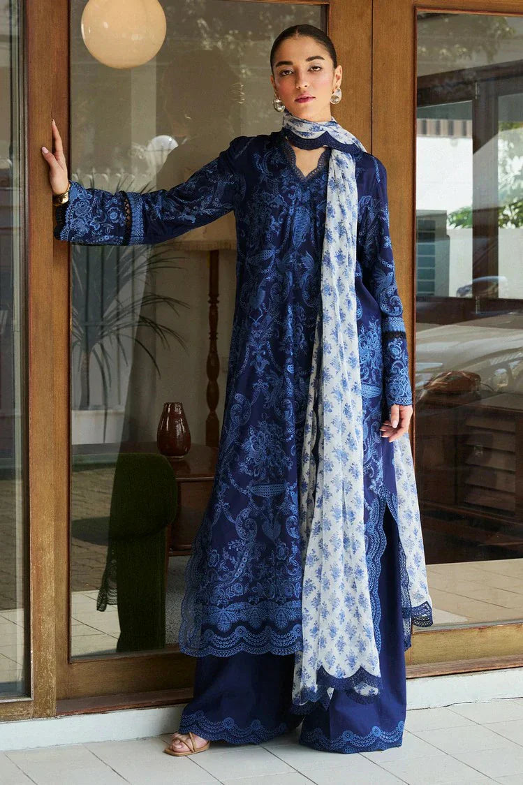 Picture of Zara Shahjahan - Satori Embroidered Lawn Collection - Sei-9B - Unstitched - Available at Raja Sahib