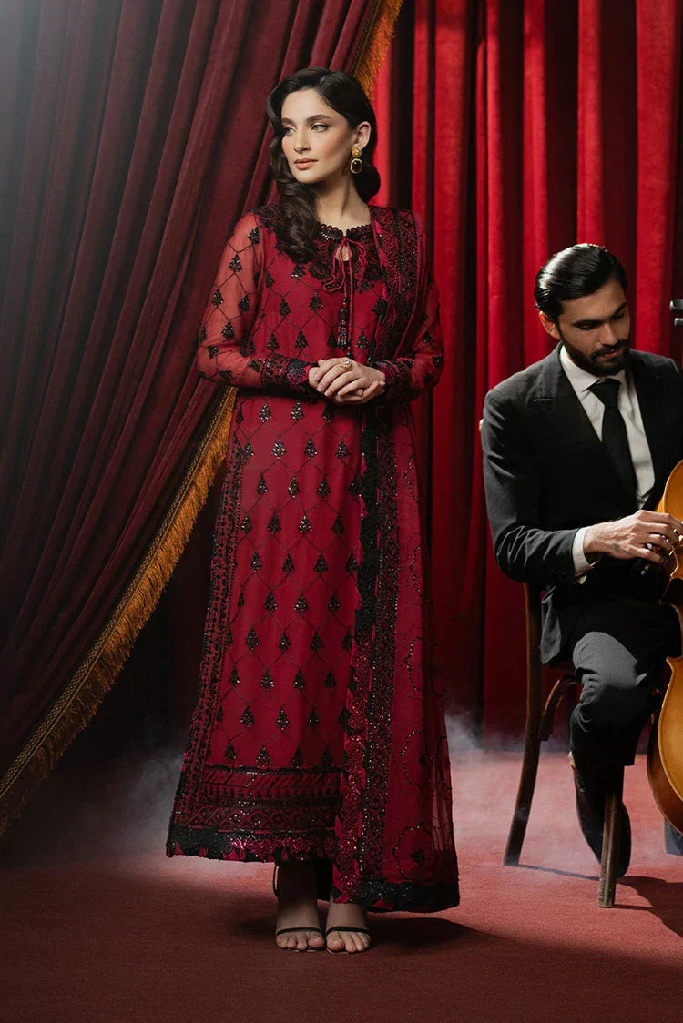 Picture of Asim Jofa - Premium Festive Collection - AJPF-07 EMBROIDERED CHIFFON 3 PCS - Unstitched - Available at Raja Sahib