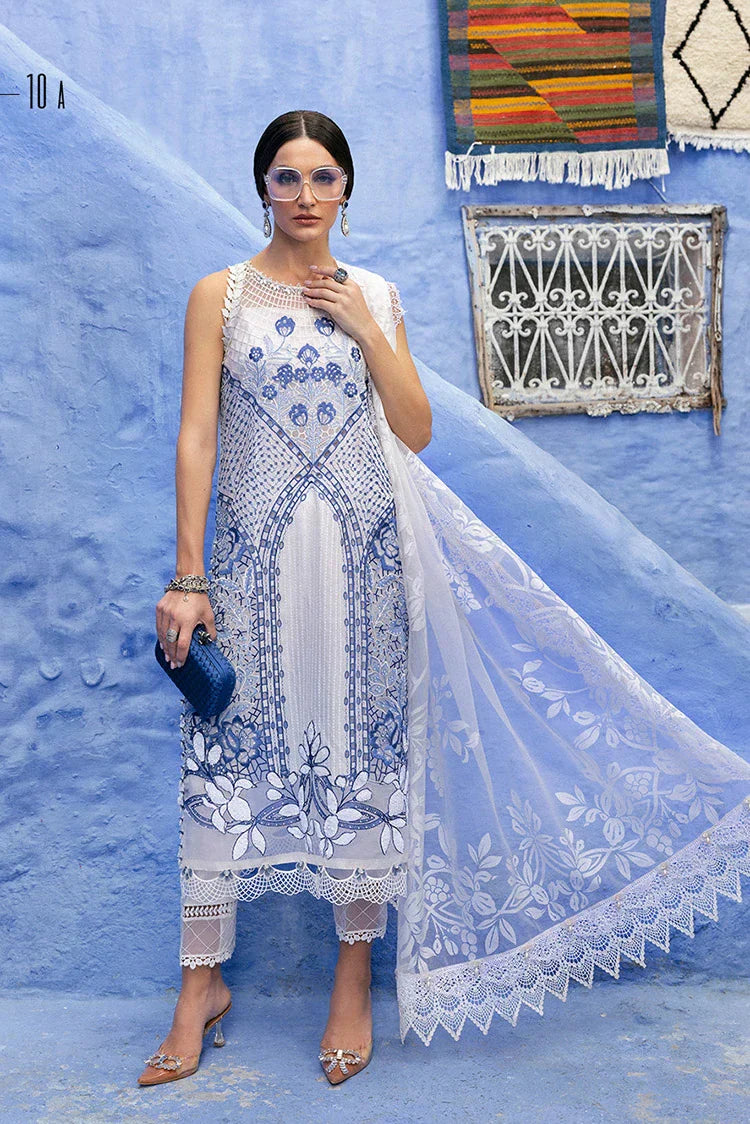 Picture of Maria B - Voyage A Luxe Luxury Lawn Collection - Design 10A - Unstitched - Available at Raja Sahib