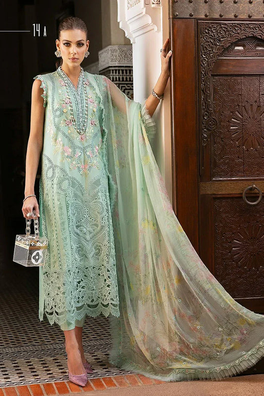 Picture of Maria B - Voyage A Luxe Luxury Lawn Collection - Design 14A - Unstitched - Available at Raja Sahib