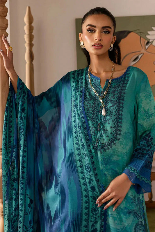 Picture of Nureh - Signature Prints Printed Lawn Collection Vol 1 - SP-138 - Unstitched - Available at Raja Sahib