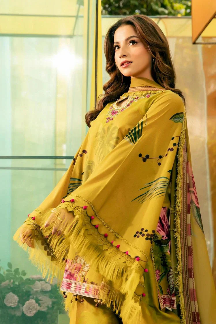 Picture of Maria B - M Basics Lawn Edition Vol 1 - Design 10A - Unstitched - Available at Raja Sahib