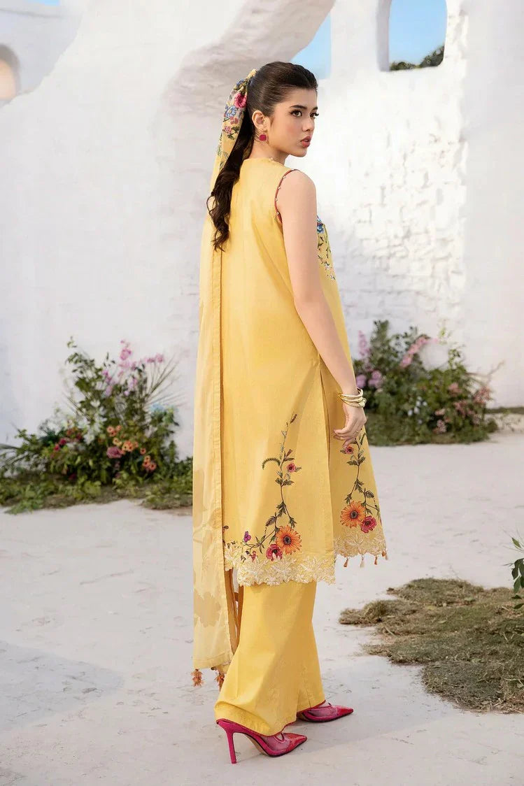 Picture of Maria B - M Basics Lawn Edition Vol 1 - Design 12A - Unstitched - Available at Raja Sahib