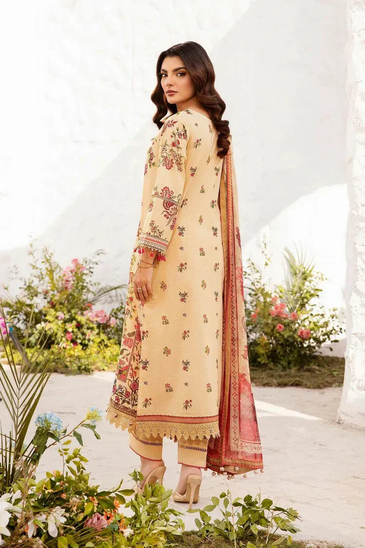 Picture of Maria B - M Basics Lawn Edition Vol 1 - Design 5A - Unstitched - Available at Raja Sahib