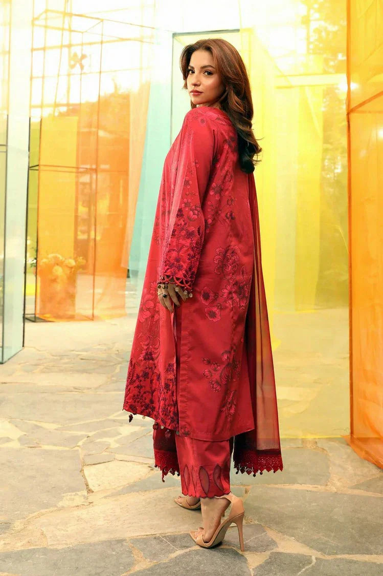 Picture of Maria B - M Basics Lawn Edition Vol 1 - Design 6A - Unstitched - Available at Raja Sahib