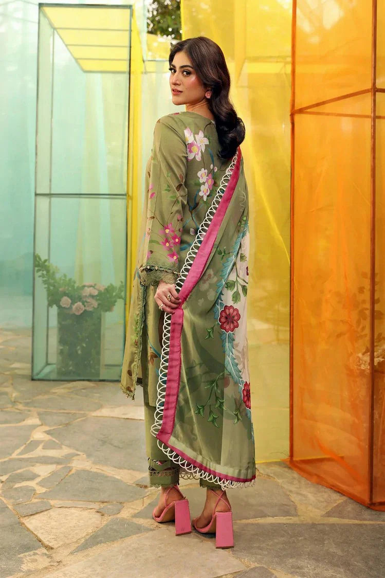 Picture of Maria B - M Basics Lawn Edition Vol 1 - Design 7A - Unstitched - Available at Raja Sahib