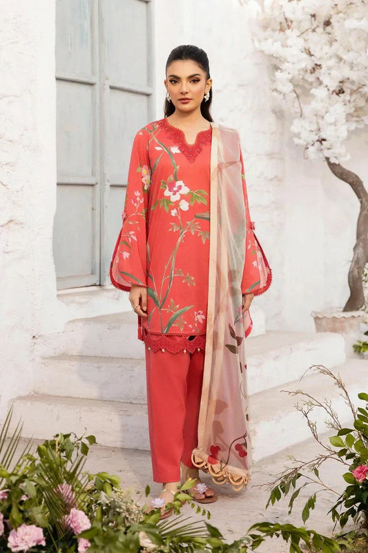 Picture of Maria B - M Basics Lawn Edition Vol 1 - Design 7B - Unstitched - Available at Raja Sahib
