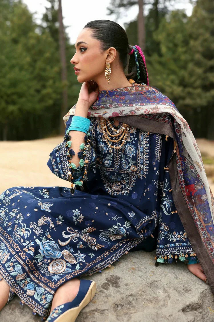 Picture of Zaha - Neelum Lawn Collection - ZURI (ZL25-12 B) - Unstitched - Available at Raja Sahib
