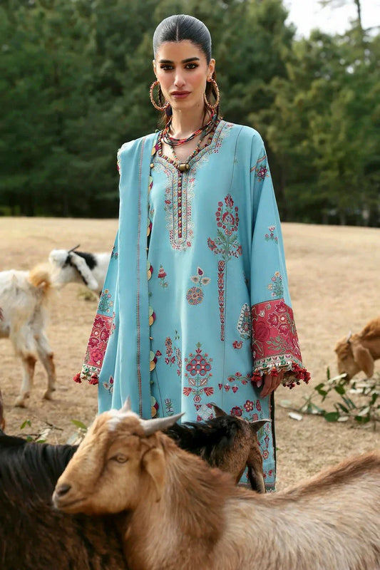 Picture of Zaha - Neelum Lawn Collection - RHEA (ZL25-14 A) - Unstitched - Available at Raja Sahib