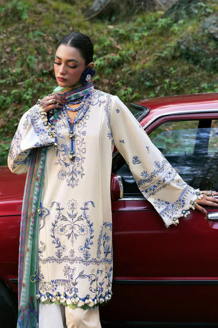 Picture of Zaha - Neelum Lawn Collection - MAYA (ZL25-15 A) - Unstitched - Available at Raja Sahib