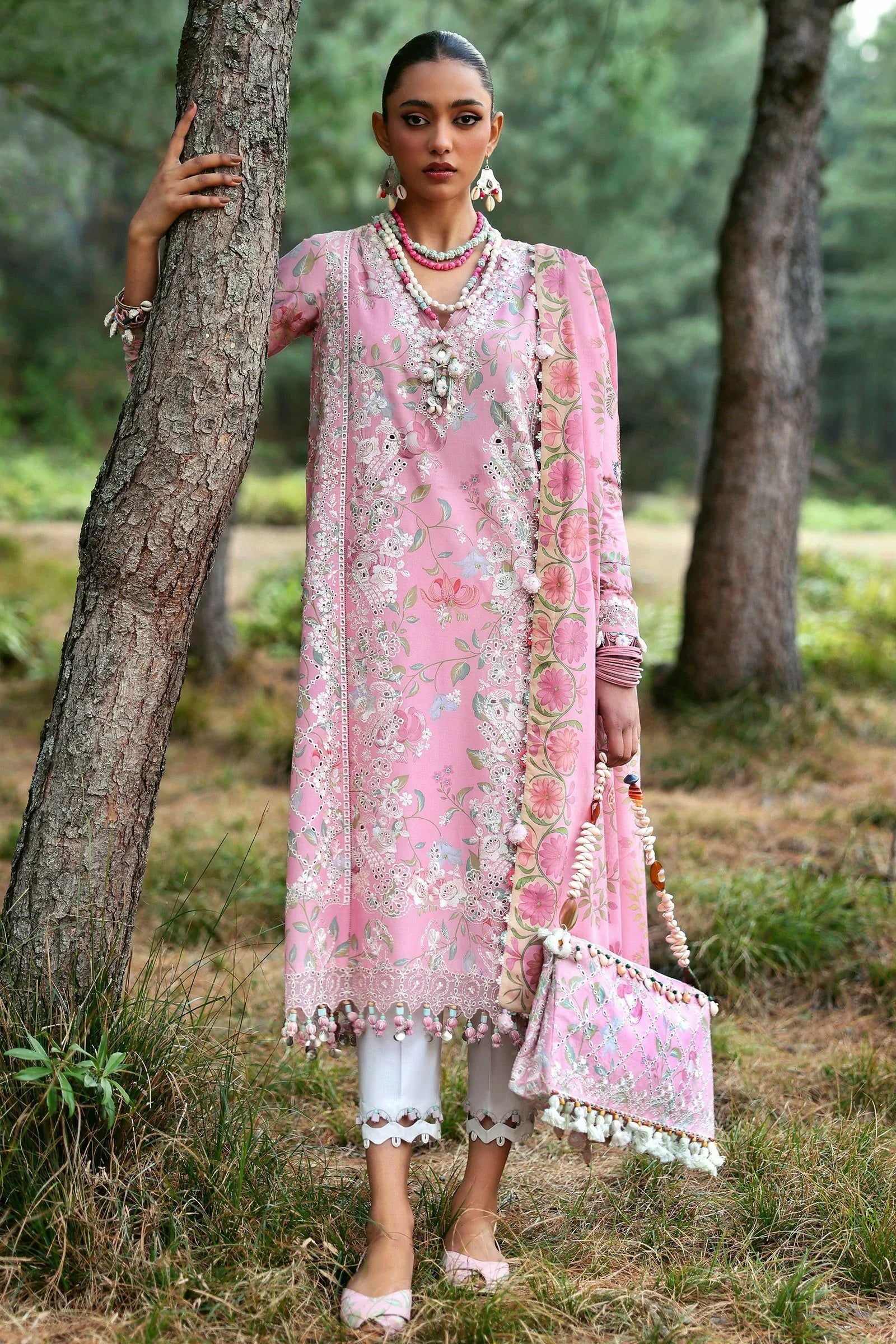 Picture of Zaha - Neelum Lawn Collection - ZAYANA (ZL25-01 A) - Unstitched - Available at Raja Sahib