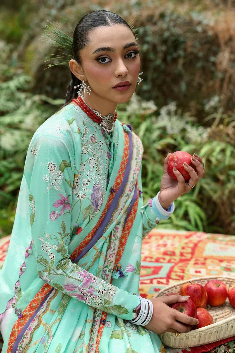 Picture of Zaha - Neelum Lawn Collection - ELARA (ZL25-02 B) - Unstitched - Available at Raja Sahib