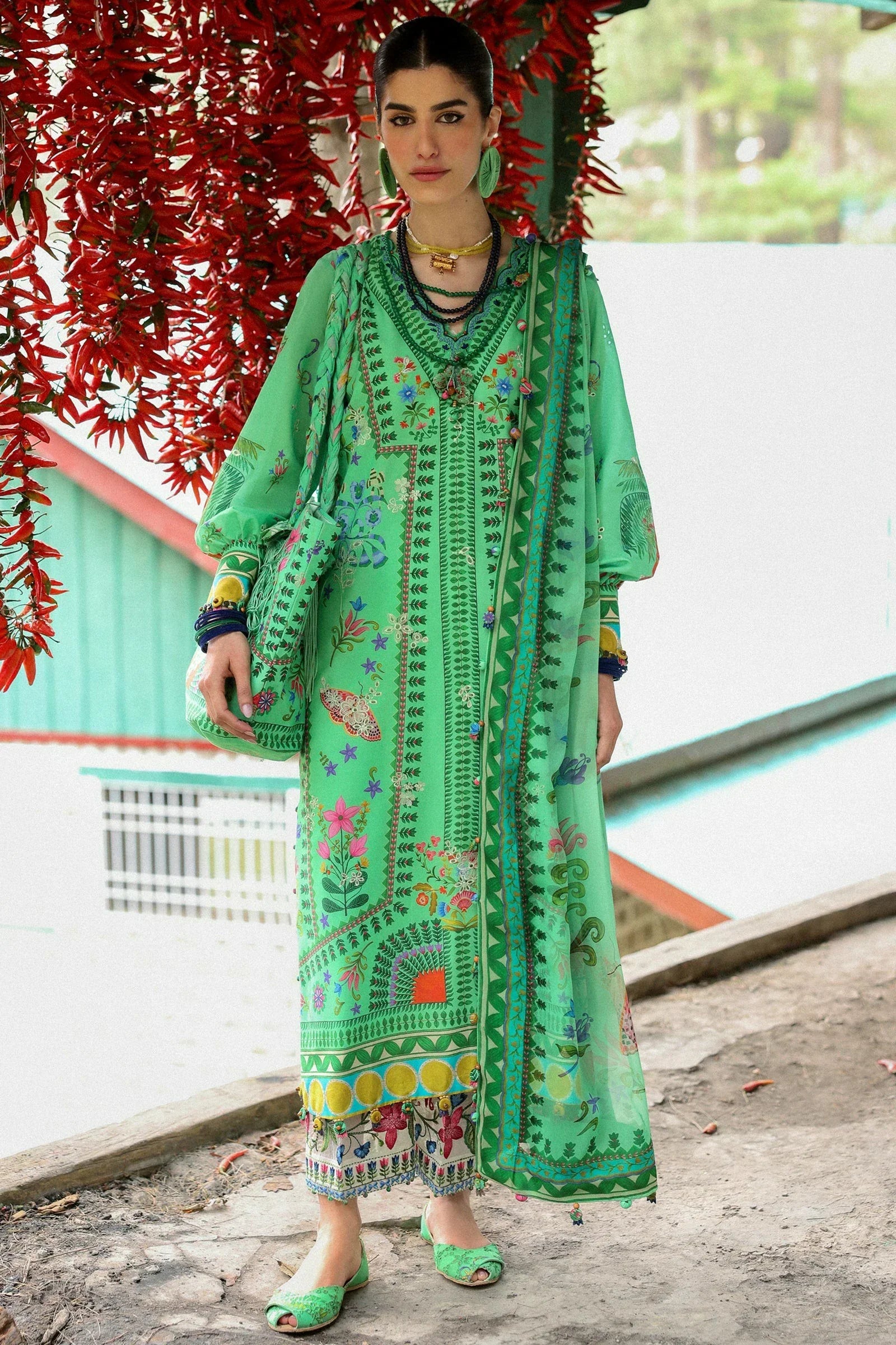 Picture of Zaha - Neelum Lawn Collection - AMANI (ZL25-06 A) - Unstitched - Available at Raja Sahib