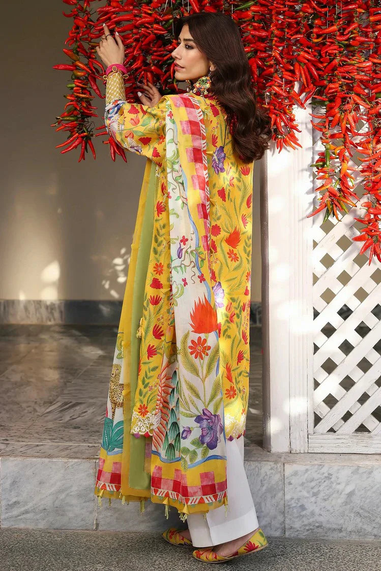 Picture of Zaha - Neelum Lawn Collection - ZARAAH (ZL25-08 A) - Unstitched - Available at Raja Sahib