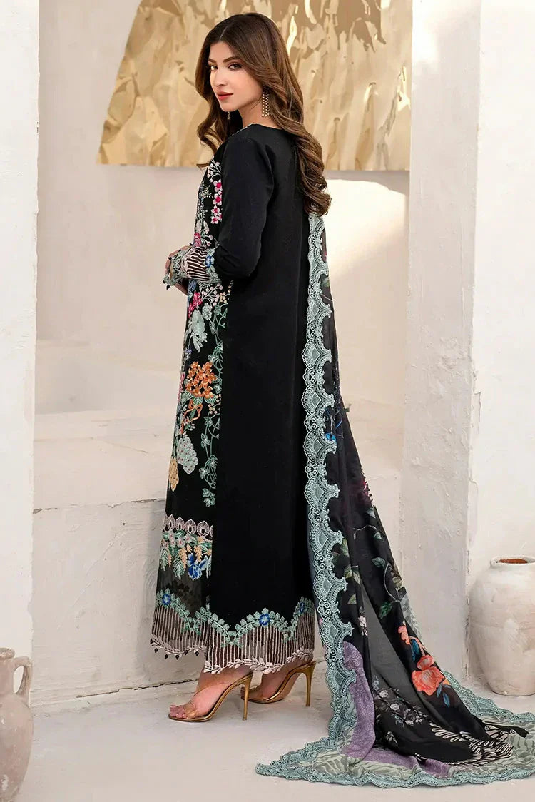 Picture of Asifa & Nabeel - Azalia Luxury Lawn Collection - Garden Rose (AZL25-05) - Unstitched - Available at Raja Sahib