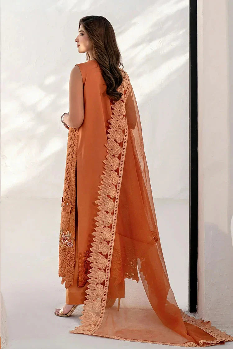 Picture of Asifa & Nabeel - Azalia Luxury Lawn Collection - Day lily (AZL25-07) - Unstitched - Available at Raja Sahib