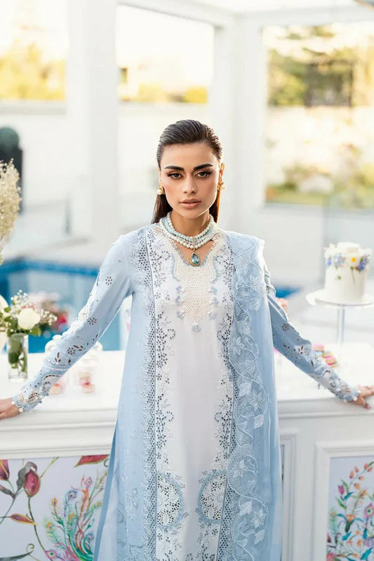 Picture of Qalamkar - The Eid Edit Chikankari - CS-01 Tasha - Unstitched - Available at Raja Sahib