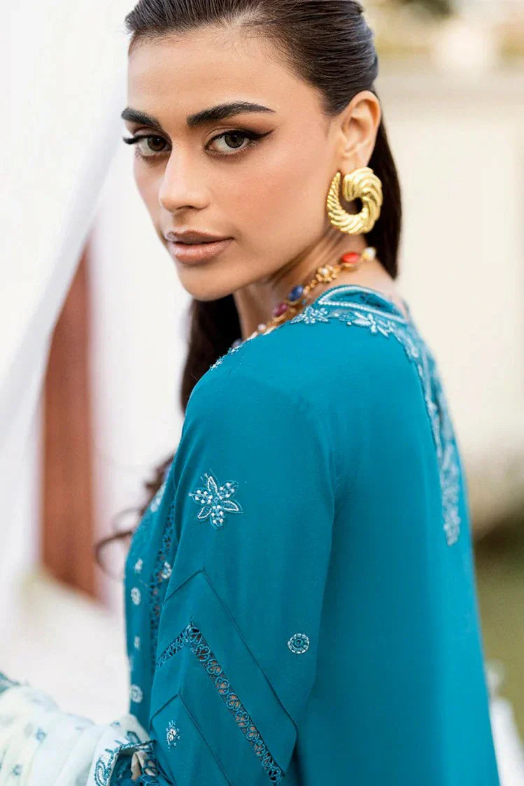 Picture of Qalamkar - The Eid Edit Chikankari - CS-07 ALYANA - Unstitched - Available at Raja Sahib