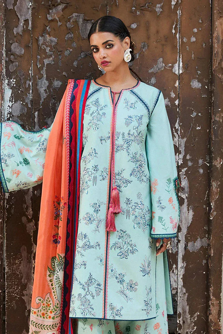 Picture of Hussain Rehar - Jugnu Spring Summer Edit - 03 Neelum - Unstitched - Available at Raja Sahib