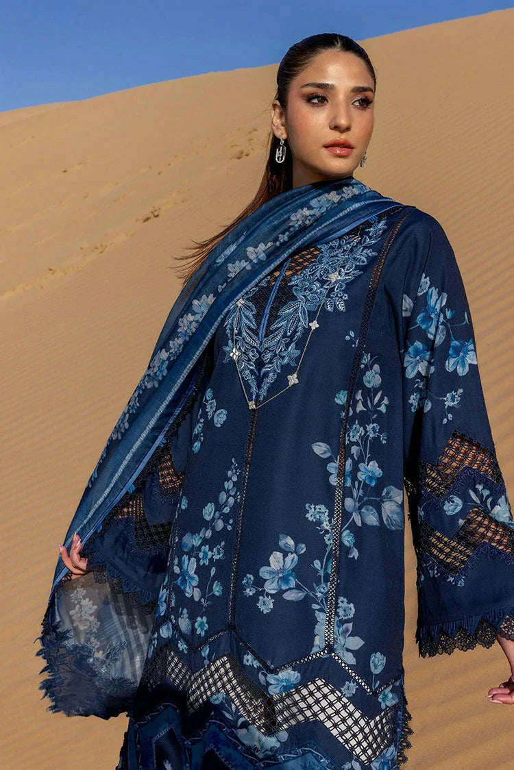 Picture of Crimson - Flow Lawn Collection - Under The Tuscan Love-D1B - Unstitched - Available at Raja Sahib