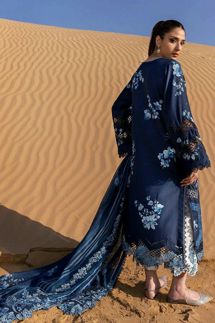 Picture of Crimson - Flow Lawn Collection - Under The Tuscan Love-D1B - Unstitched - Available at Raja Sahib