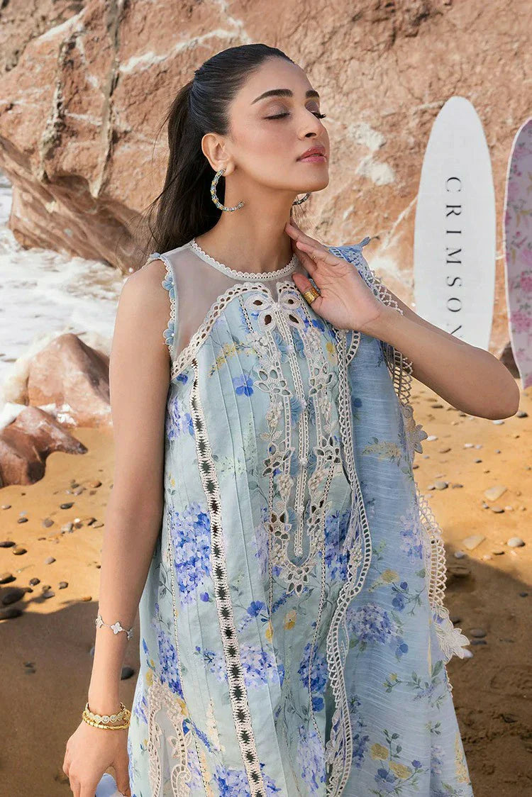 Picture of Crimson - Flow Lawn Collection - Who'S That Girl-D3B - Unstitched - Available at Raja Sahib