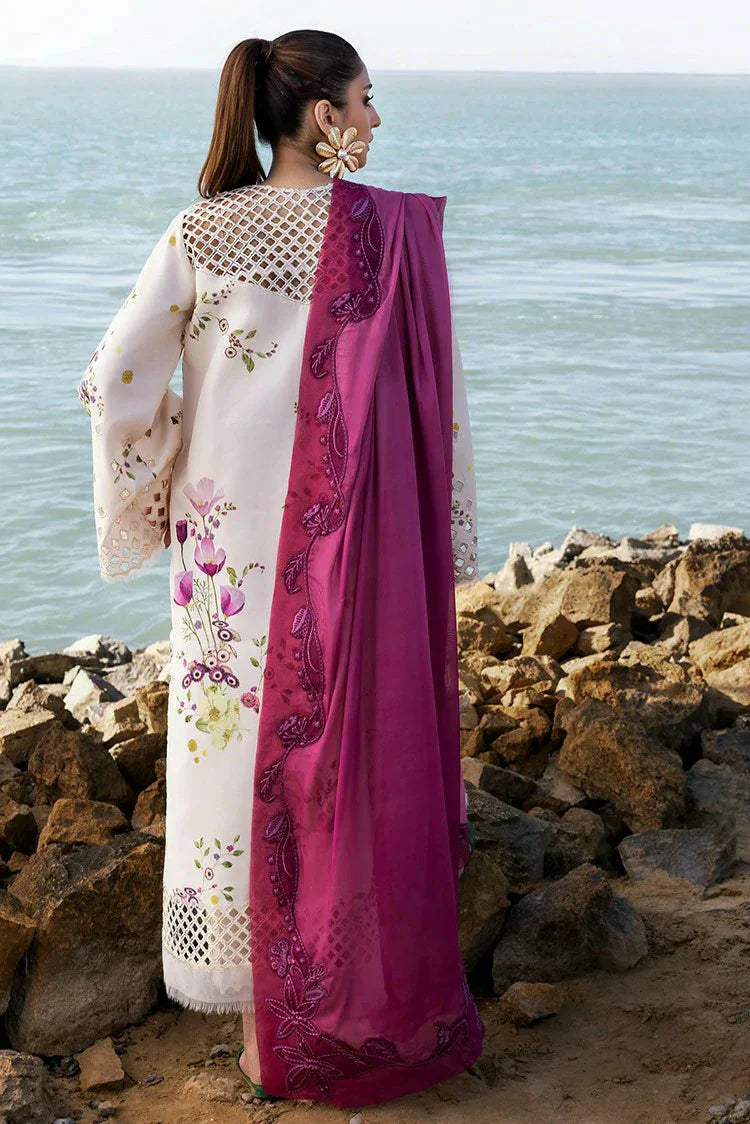 Picture of Crimson - Flow Lawn Collection - Bloom Bold-D4A - Unstitched - Available at Raja Sahib