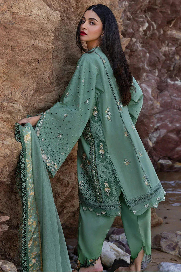 Picture of Crimson - Flow Lawn Collection - Parsi Threads-D5A - Unstitched - Available at Raja Sahib