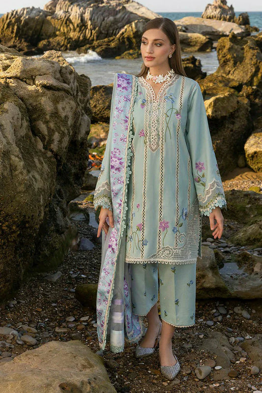 Picture of Crimson - Flow Lawn Collection - Floral Crush-D6A - Unstitched - Available at Raja Sahib