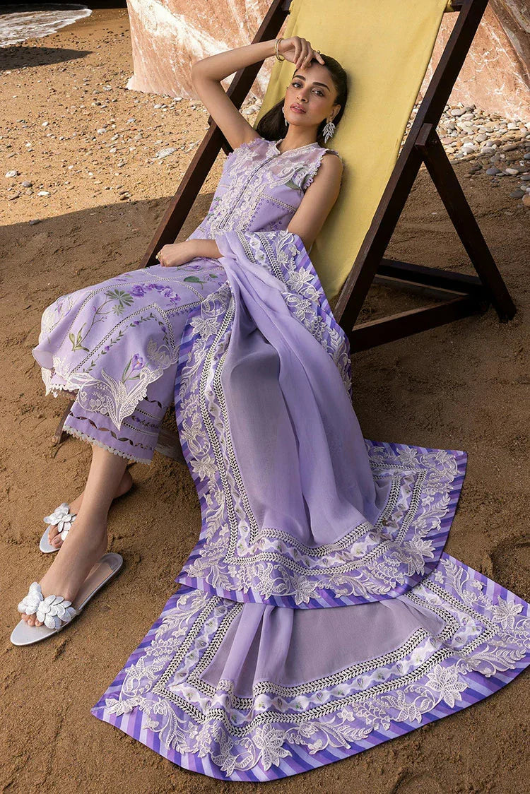 Picture of Crimson - Flow Lawn Collection - A Girls in Garden-D7A - Unstitched - Available at Raja Sahib