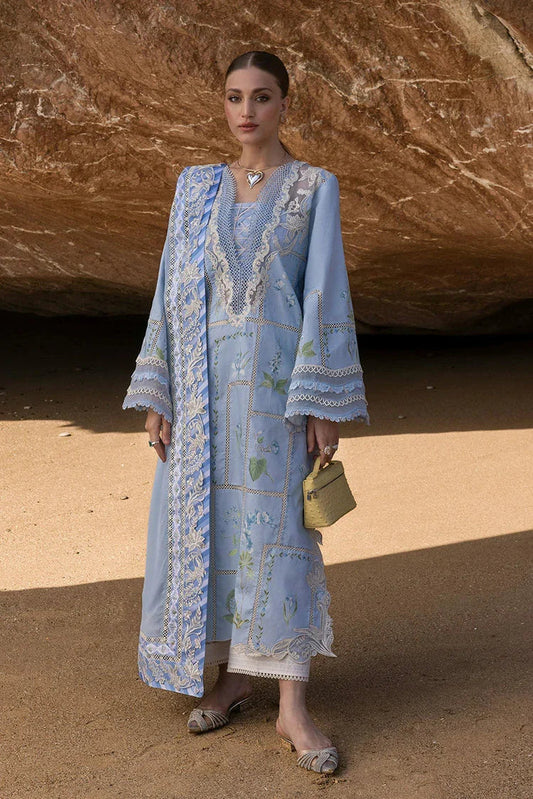 Picture of Crimson - Flow Lawn Collection - A Girls in Garden-D7B - Unstitched - Available at Raja Sahib