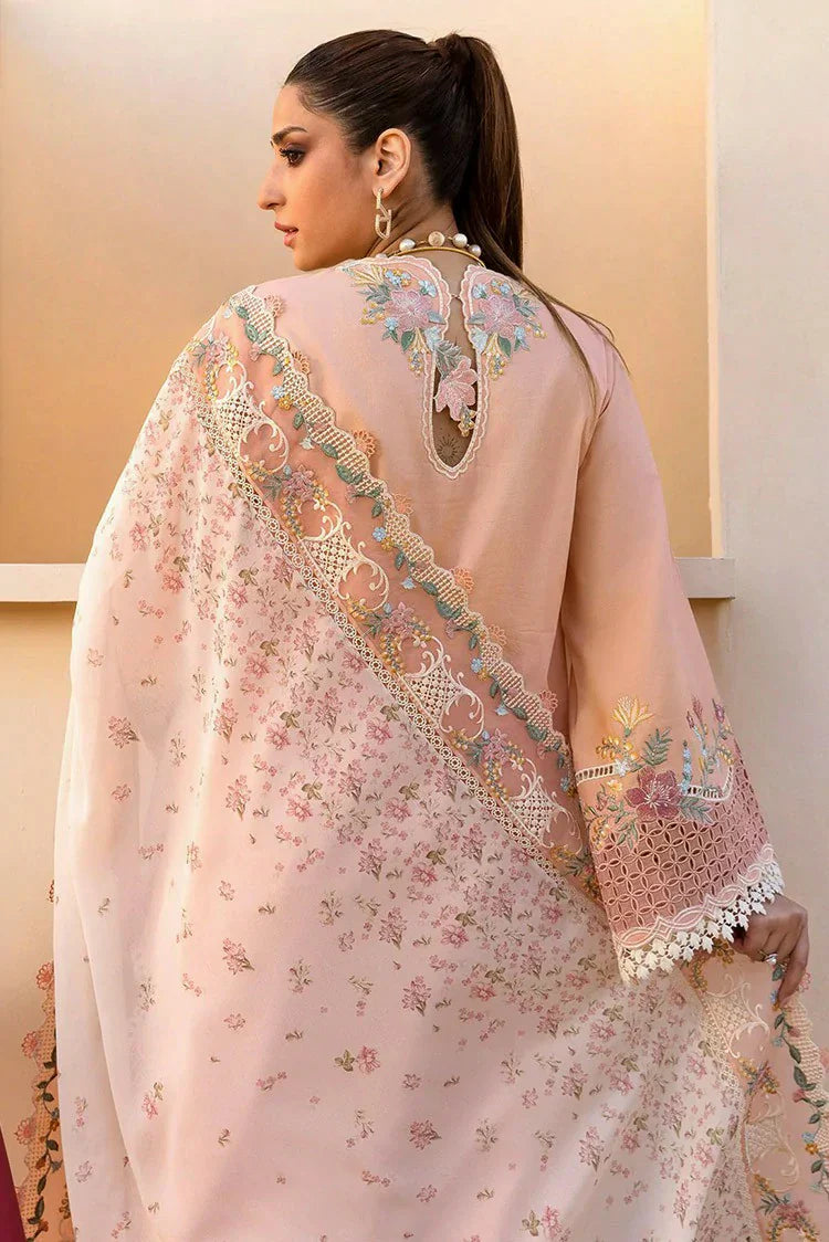 Picture of Crimson - Flow Lawn Collection - Twirls And Ties-D8A - Unstitched - Available at Raja Sahib