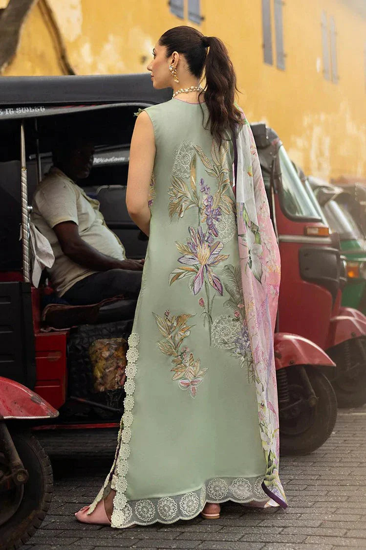 Picture of Mushq - Manaram Luxury Lawn Collection - 10 Beaming Drift - Unstitched - Available at Raja Sahib
