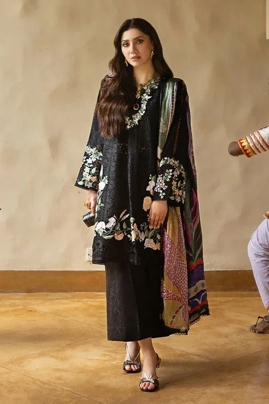Picture of Mushq - Manaram Luxury Lawn Collection - 16 Dazzling Glimmer - Unstitched - Available at Raja Sahib