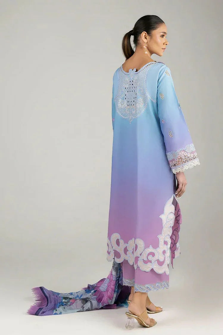 Picture of Mushq - Manaram Luxury Lawn Collection - 03 Whispering Melody - Unstitched - Available at Raja Sahib