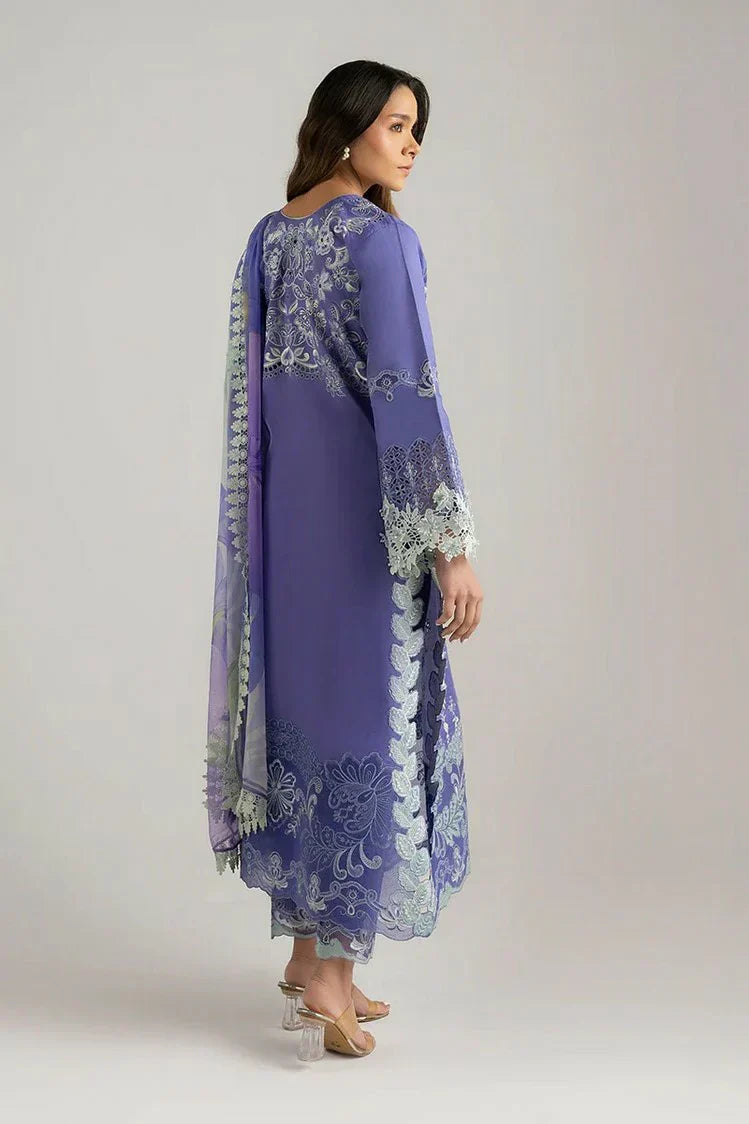 Picture of Mushq - Manaram Luxury Lawn Collection - 08 Luminous Essence - Unstitched - Available at Raja Sahib