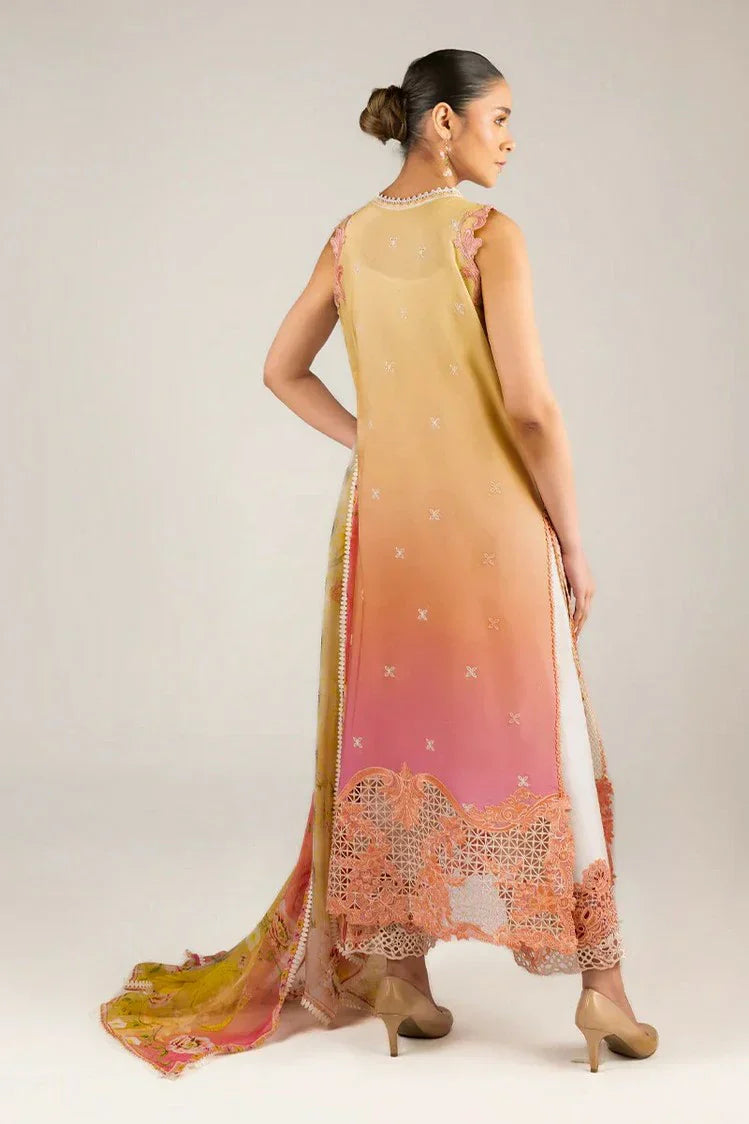 Picture of Mushq - Manaram Luxury Lawn Collection - 09 Tranquil Spark - Unstitched - Available at Raja Sahib