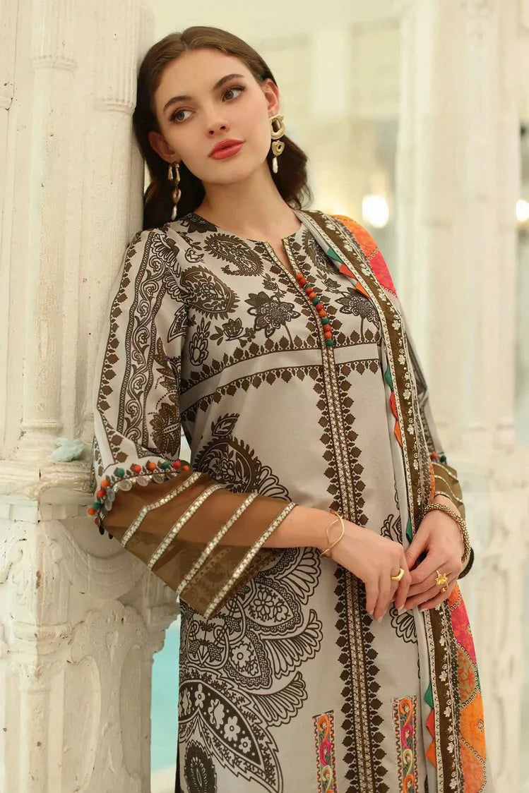 Picture of Charizma - Aniiq Embroidered Printed Lawn Collection Vol 1 - AN5-08 - Unstitched - Available at Raja Sahib
