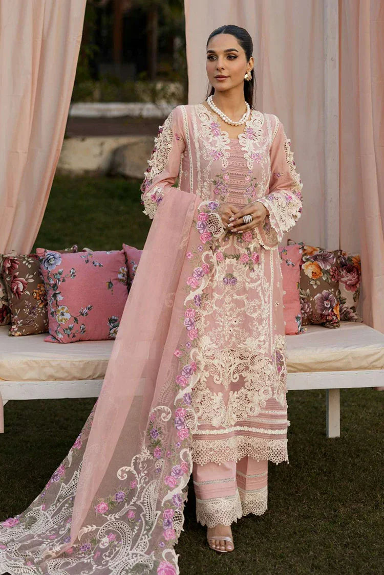 Picture of Kahf - Luxury Festive Lawn Collection - KLR-09 Bellerose - Unstitched - Available at Raja Sahib