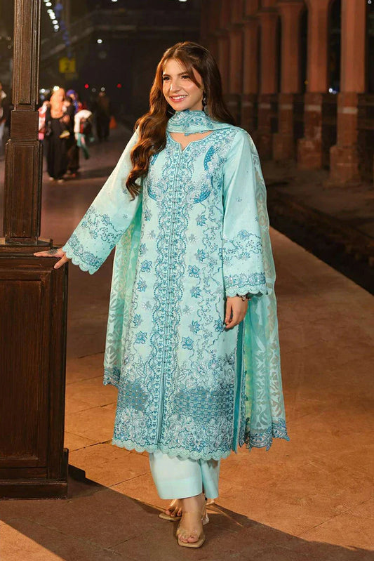 Picture of Asim Jofa - AJ Eid Essential Collection - AJUBF-31 EMBROIDERED JACQUARD 3 PCS - Unstitched - Available at Raja Sahib