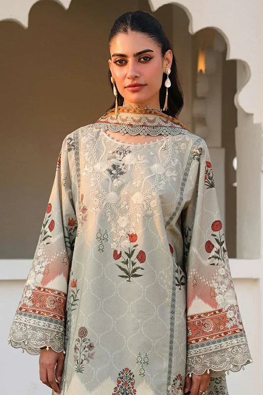 Picture of Asim Jofa - AJ Eid Essential Collection - AJUBF-40 PRINTED EMBROIDERED LAWN 3 PCS - Unstitched - Available at Raja Sahib