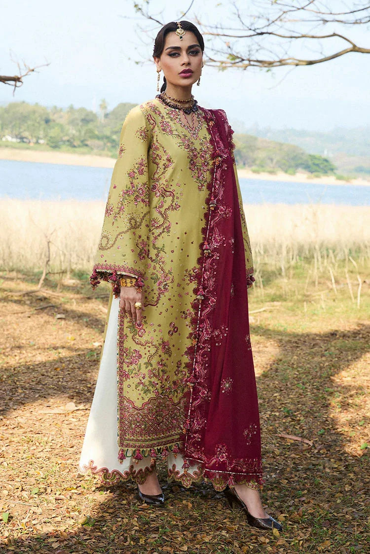 Picture of Hussain Rehar - Eid Luxury Lawn Collection - 03 Minted - Unstitched - Available at Raja Sahib