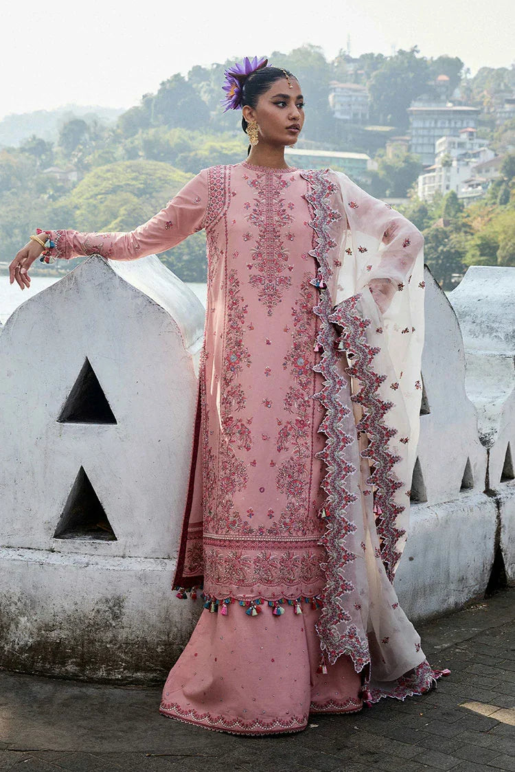 Picture of Hussain Rehar - Eid Luxury Lawn Collection - 07 Peaar - Unstitched - Available at Raja Sahib